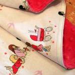 Baby Blanket - Dolls in Cre..